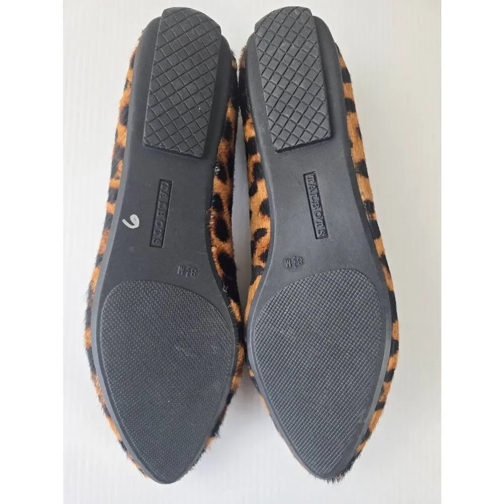 Talbots Driving Flats Sz 8 1/2 Leopard